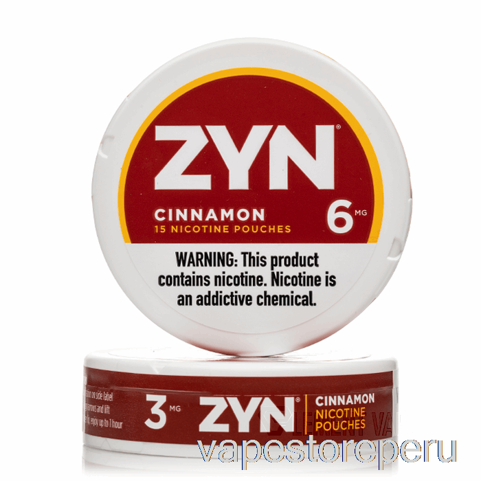Bolsas De Nicotina Vape Recargables Zyn - Canela 3 Mg (paquete De 5)